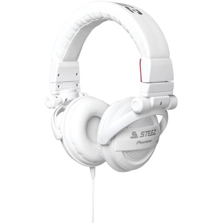 Pioneer Pioneer Electronics SED10MTW Steez On - Ear Stereo Headphones; White SED10MTW